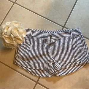 Red Camel Seersucker Shorts